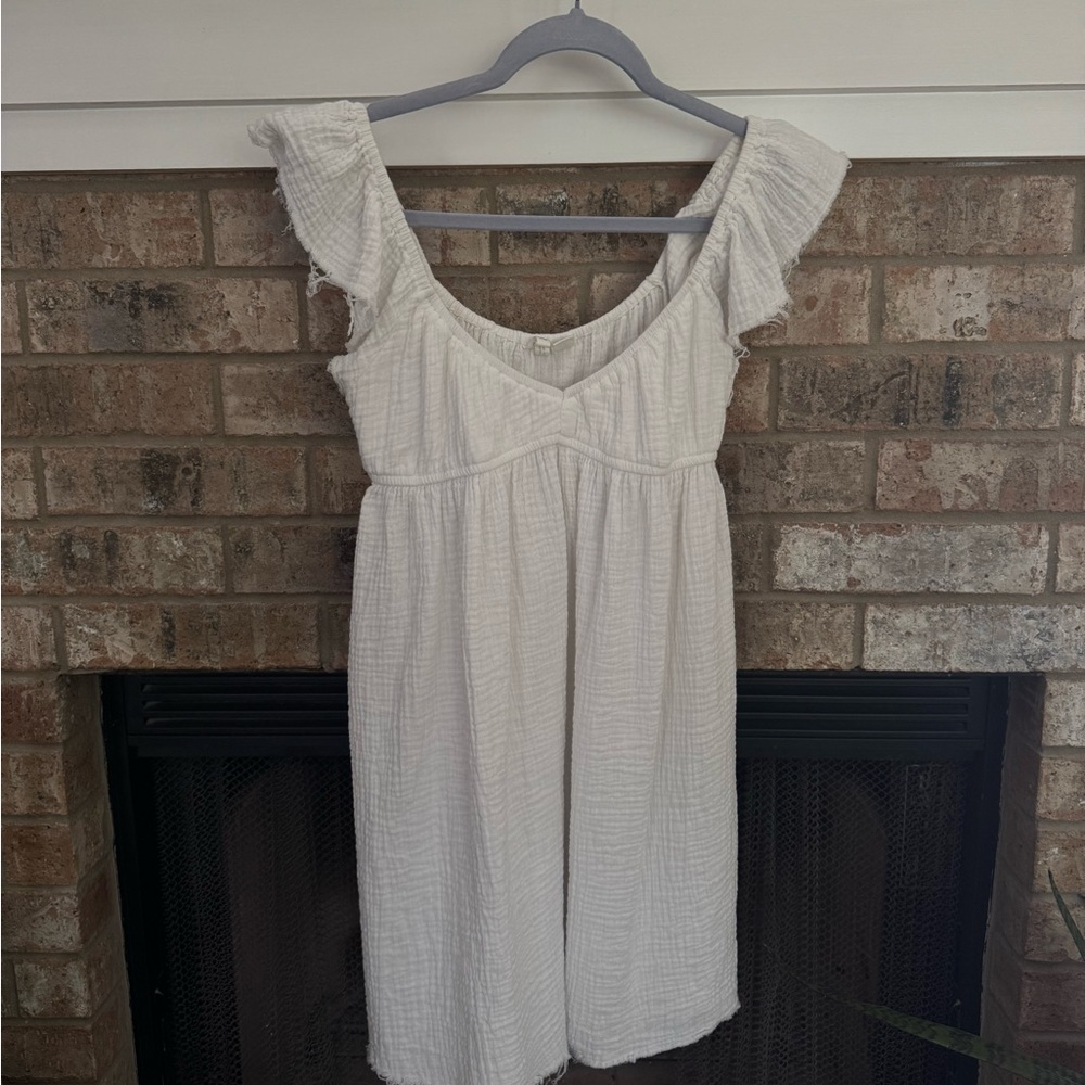 Roxy White Textured Top
